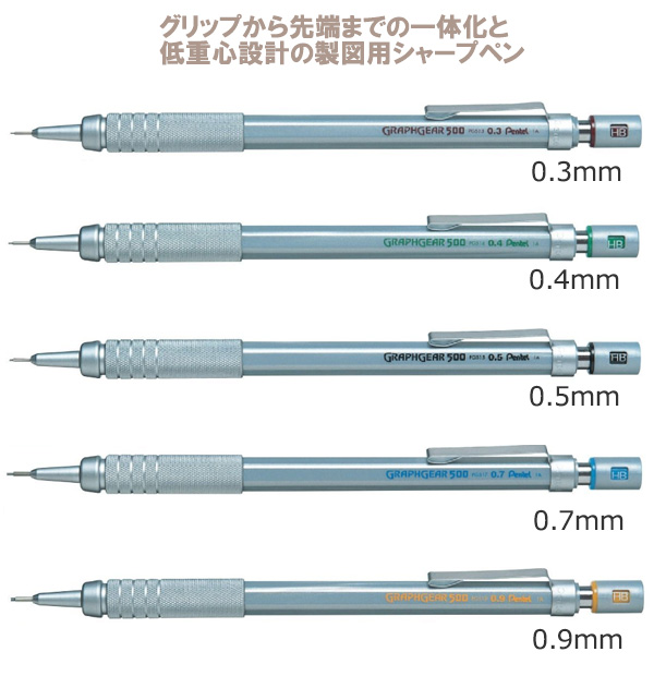 グラフギア500　製図用シャープペン 縮小画像2