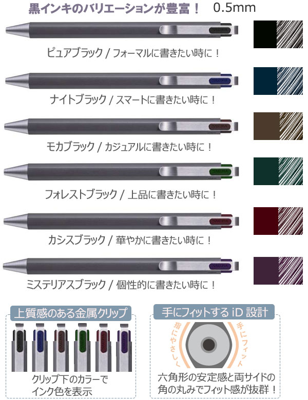 ボールサインiD05　水性ボールペン　0.5ｍｍ 縮小画像2